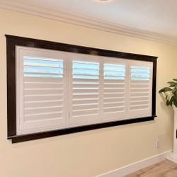 Custom Interior Shutters- REAL WOOD & LIFETIME WARRANTY, Plantation Shutters, Window Treatments, Window Coverings, Persianas de Madera