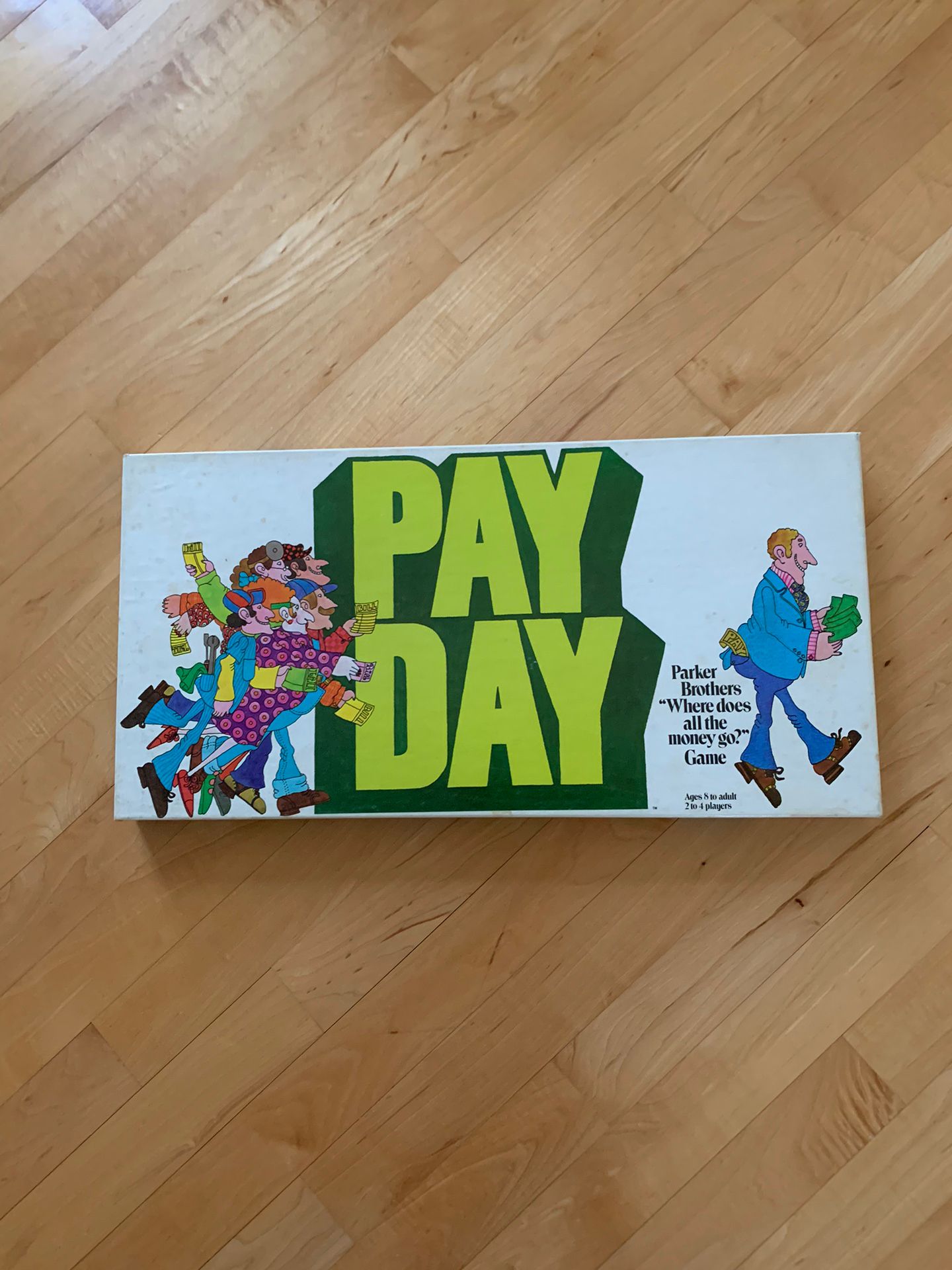 Vintage 1975 FAMILY BOARD GAME “PAY DAY” #32 by Parker Brothers=COMPLETE SET