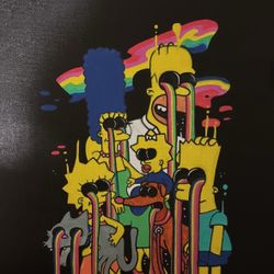 Simpsons Handmade Poster