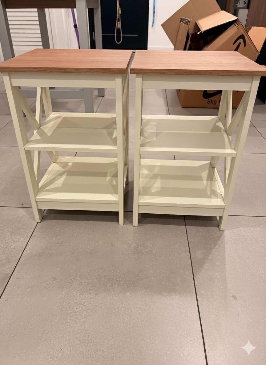 End Tables Bedroom Set of 2