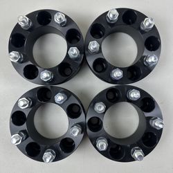 5x114.3 (5x4.5) Wheel Spacers 2 inch Thick 1/2-20 Studs 82.5mm Bore Ford Dodge Jeep Set of 4
