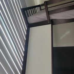 Bunk Bed With Slide And Storage (Kids, Guestroom, AirBNB)