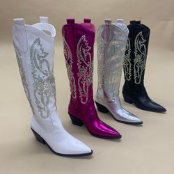 Rhinestone Boots