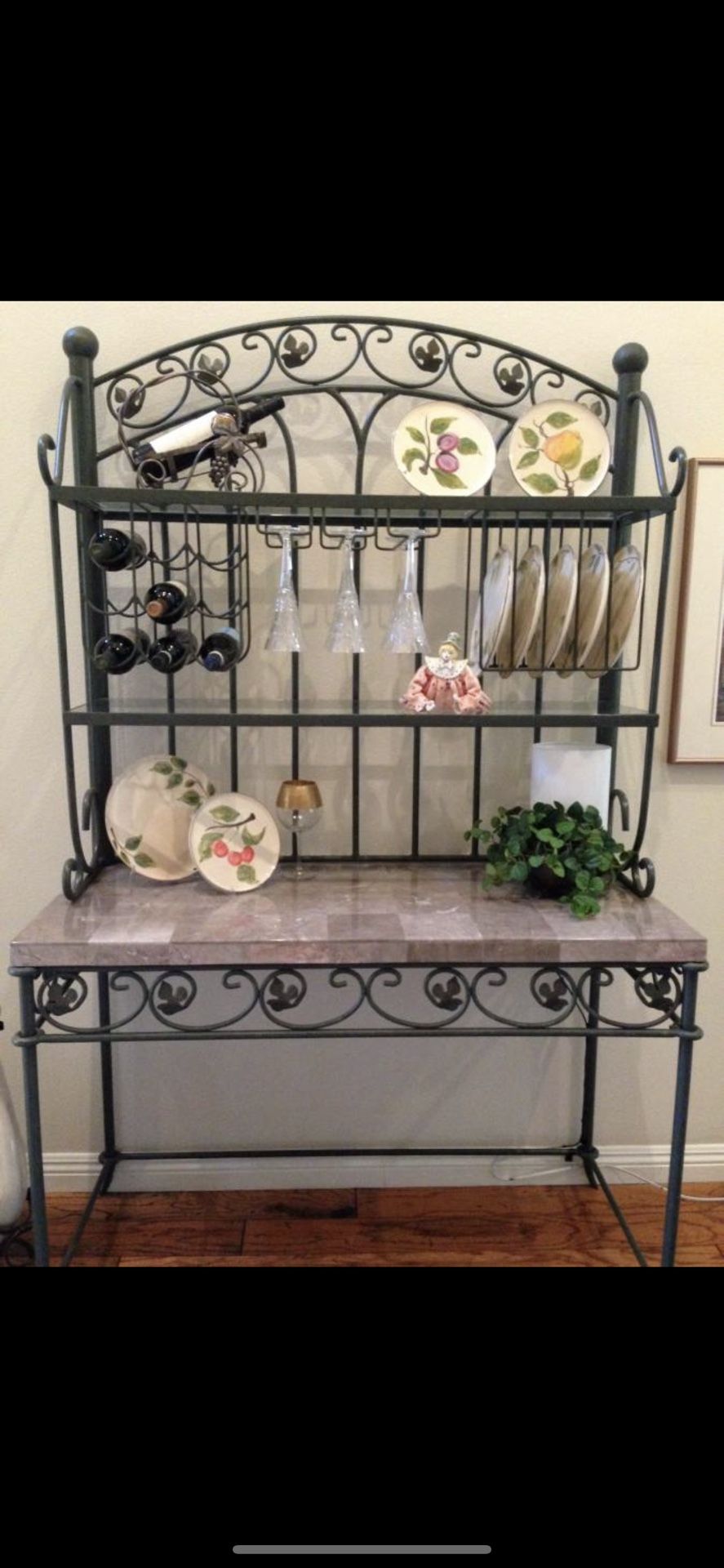 Baker’s Rack with Real Marble!!