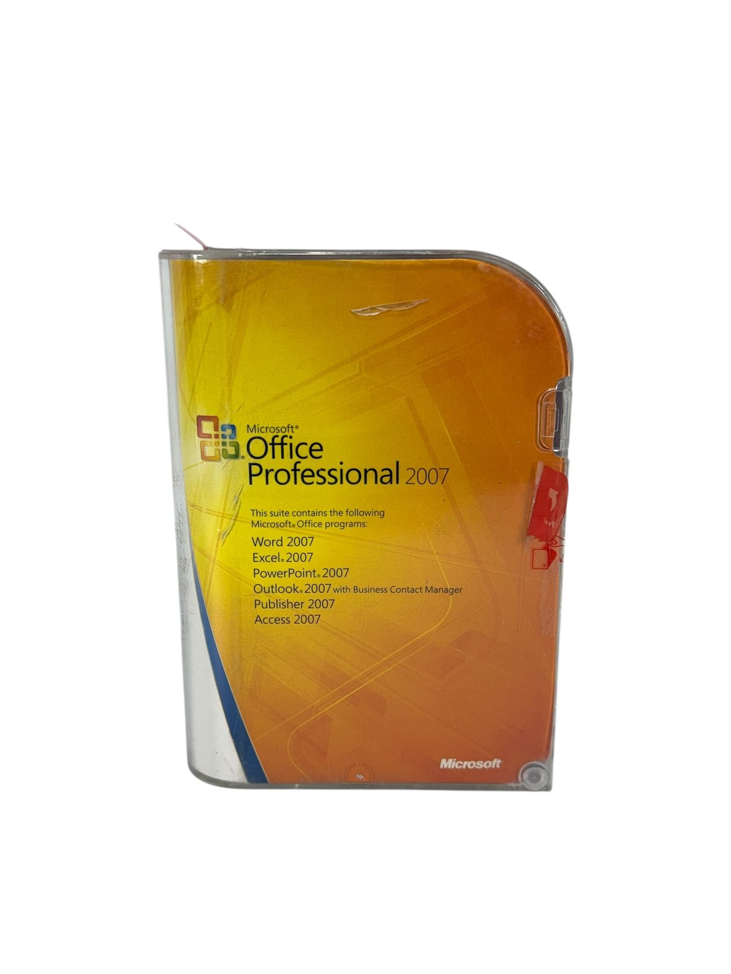 Microsoft Office Professional 2007 Contains Word, Excel, Outlook, PowerPoint