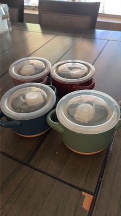 Soup bowls with lids