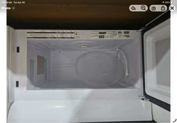 White over-the-range Ikea