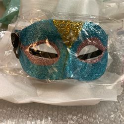 Mardi Gras Mask (Blue)