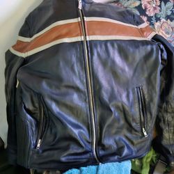 Leather Riding Jacket. Mediim