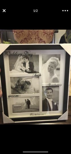 Wedding picture frame