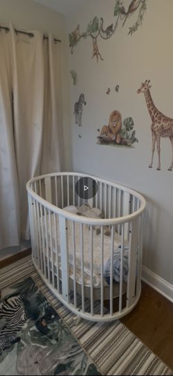 Stokke Crib bassinet with mattresses and extension