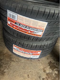 Set of 2 brand new tires 225/40/18 ( We install & balance)