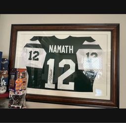 Joe Namath signed jersey