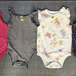Girls Sleeveless Onesies