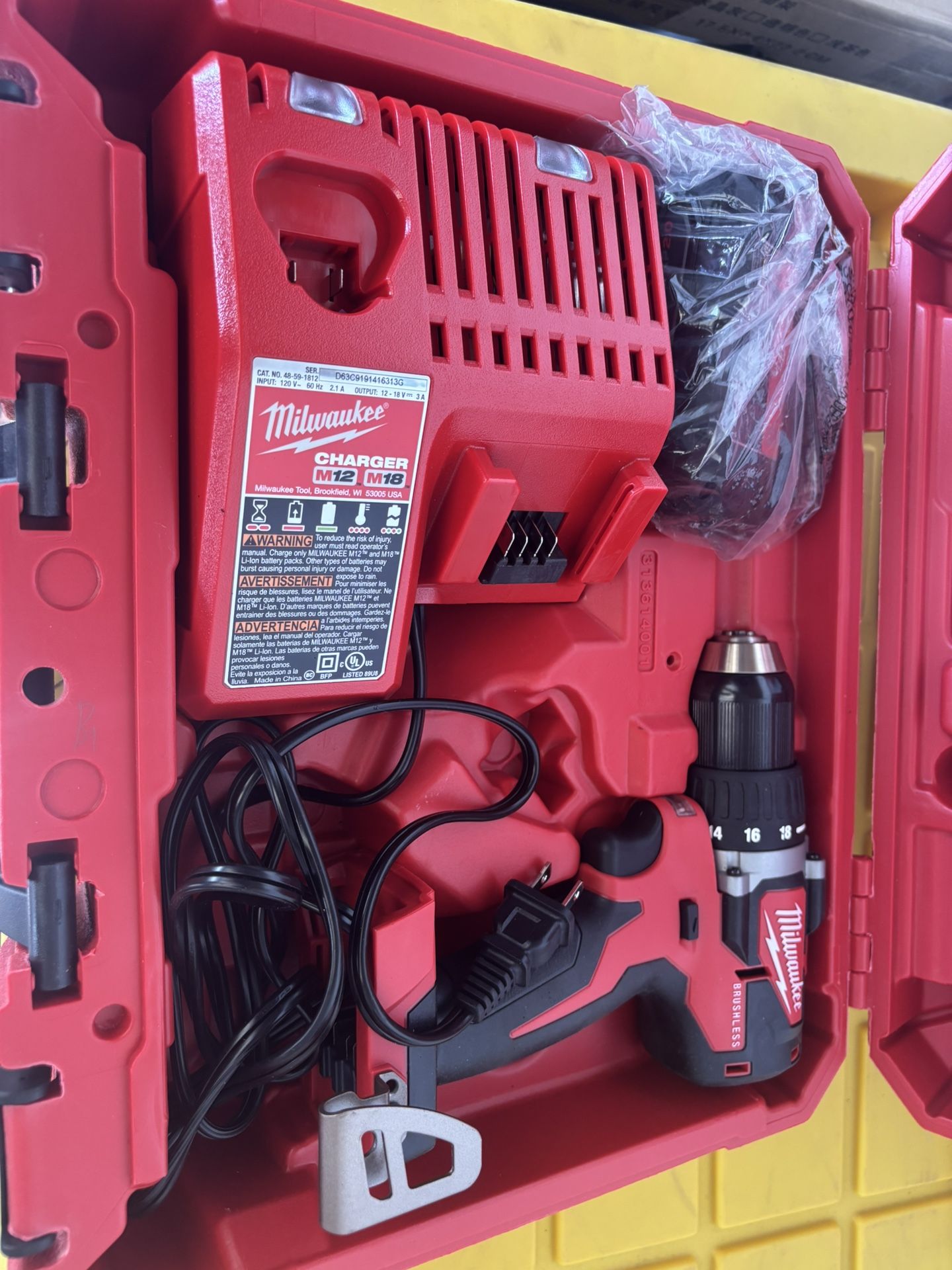 M18 Milwaukee Brushless Drill