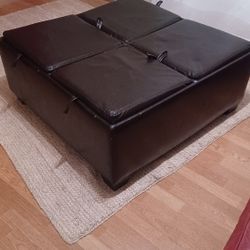 Coffee Table Ottoman W/ Storage