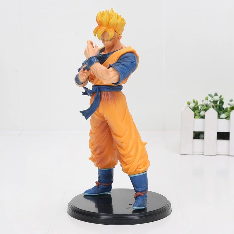 8" Cartoon Dragon Ball Z Super Saiyan Son Goku gohan Resolution Of Soldiers PVC Action Figure Toy Dragon Ball Z figures