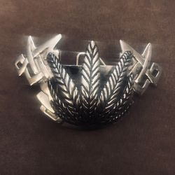 New Heavy Cannabis Belt Buckle