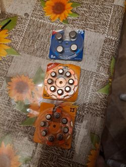 Batteries for watches and calculators of different sizes