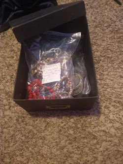 Black box and costume jewelry bundle