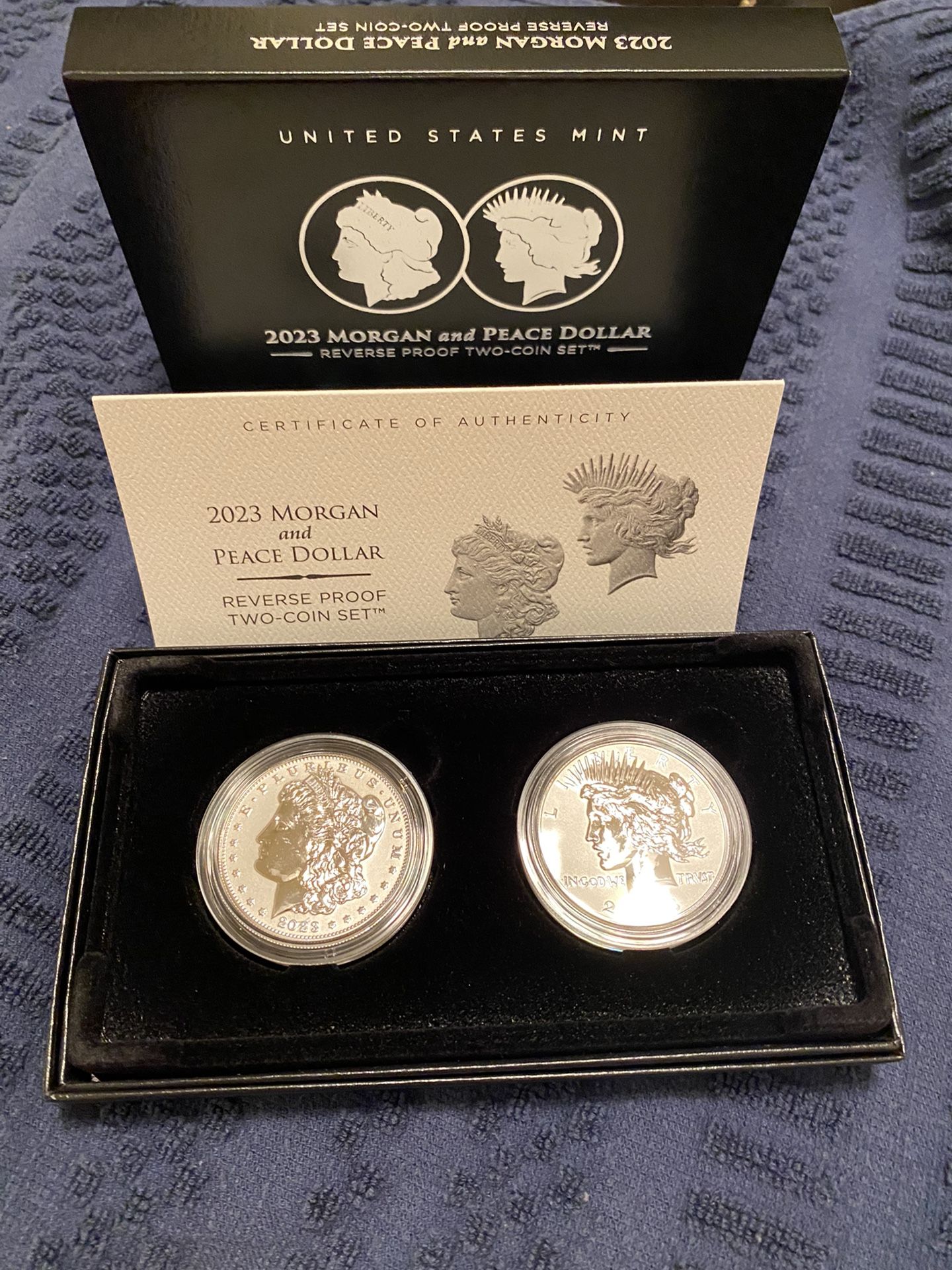 2023 Reverse Proof Two Coin Set From The United States Mint 