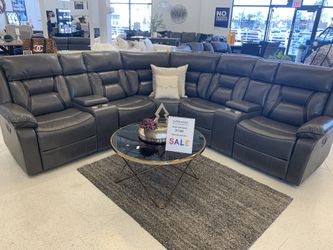 999 Special Gray Or Brown Recliner Sectional
