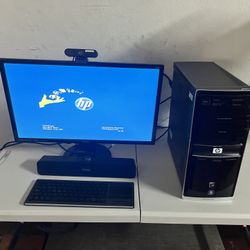 HP Pavilion With AMD 1100t Amd 270x 14gb DDR 128ssd+1tb Wifi Windows 10pro Screen Keyboard Speaker 1080p Hd Camera 