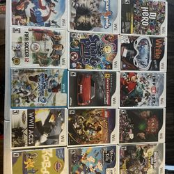 Lot Of 15 Wii/Wii U Games 