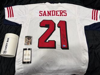 Deion Sanders signed Jersey Lucky Box