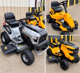 Riding lawnmowers starting at $1399
