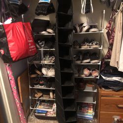 10 PAIR SHOE RACK