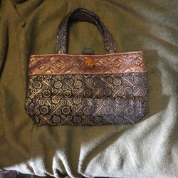 Small Wristlet Purse Handmade