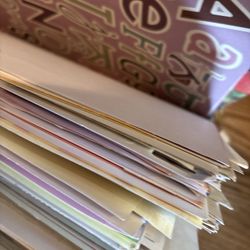 800+ Sheets Of New Scrapbook Paper