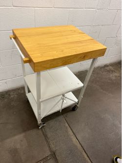 Butchers block.