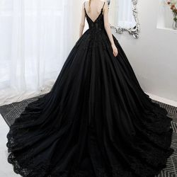 Black Wedding Or prom Dress 2XL-3XL