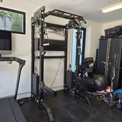 Vesta Pro Series 2in1 Squat Rack | Functional Trainer | 400lb Weight Stack | Commercial Grade | Adjustable Pulley System | FREE DELIVERY🚚 