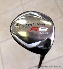 TaylorMade R9 460 10.5* Driver Right Hand Aldila REAX 60 Flex-R Graphite Shaft no HC Used