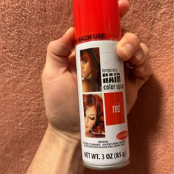 Temporary Red Hair Coloring Spray 