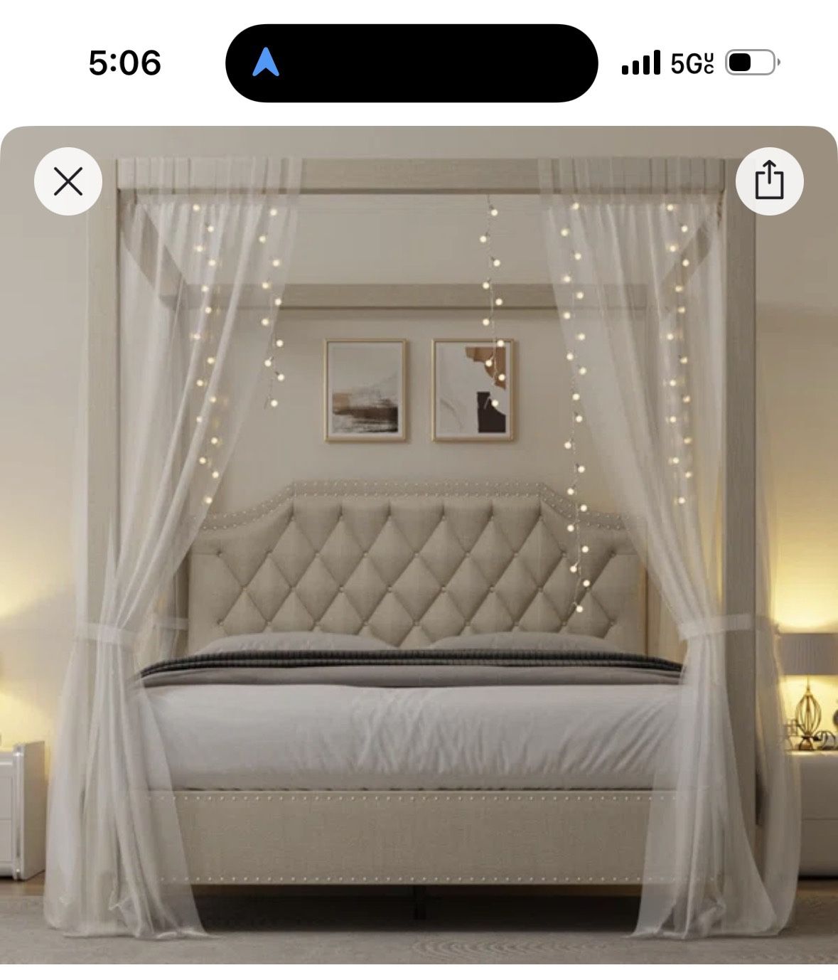 Full Size Canopy Bed 