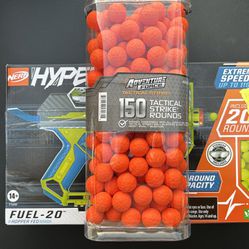 Nerf Gun and Additional Rounds ($44 Value)