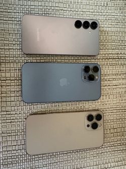 iPhone 13 Pro Max & Samsung S25+