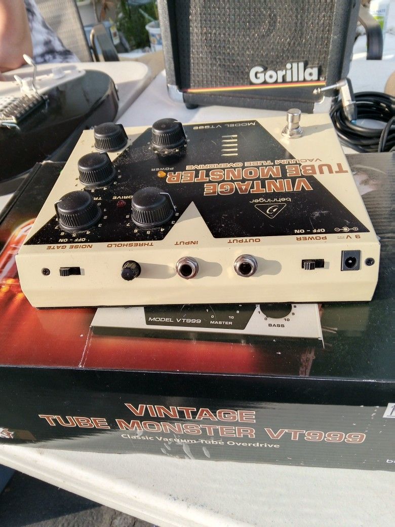 Vintage Tube Monster Overdrive Tube Pedal
