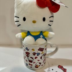 Hello Kitty Mug/plush Gift Set 