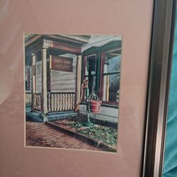 Framed General Store Antiques Art Print