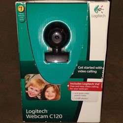 New In Box! Logitech Webcam C120