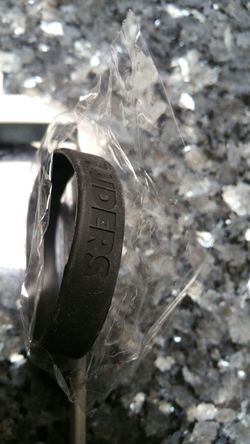 Oakland Raiders silicon wrist band