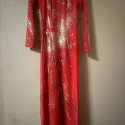 Traditional Vietnam Ao Dai Size XS 