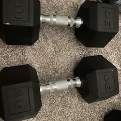 2 x 30lbs weights