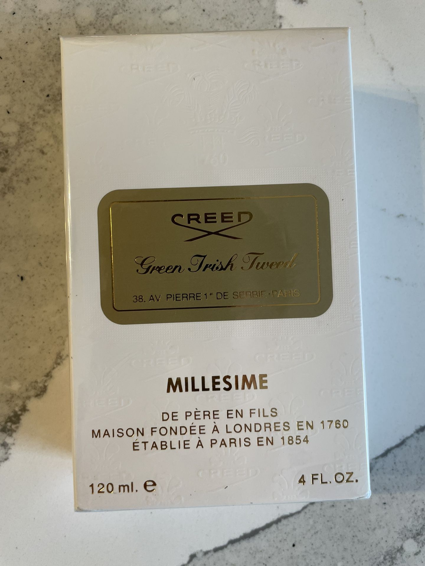 Creed Green Irish Tweed Millesime Cologne 4.0oz/ml