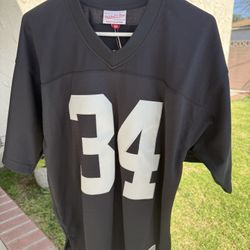 BLACK BO JACKSON JERSEY SIZE LARGE